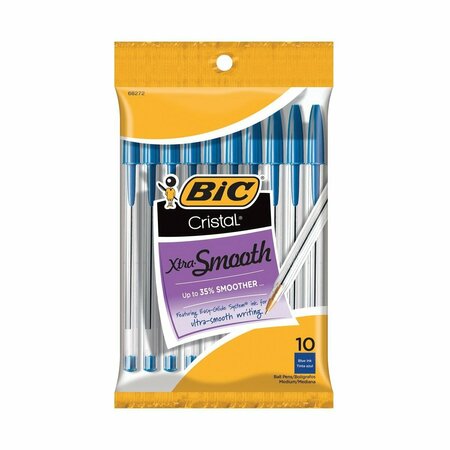 BIC PEN CRSTL BP MED BE, 10PK 307106